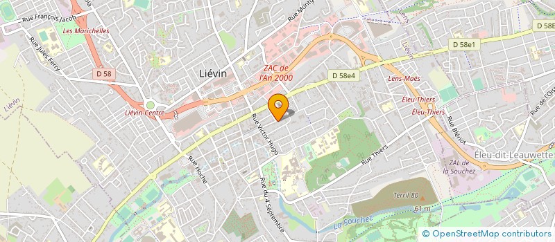 localisation de l'entreprise RADIOLOGIE NEXT  LIEVIN