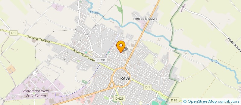 localisation de l'entreprise RADIOLOGIE REVEL  REVEL