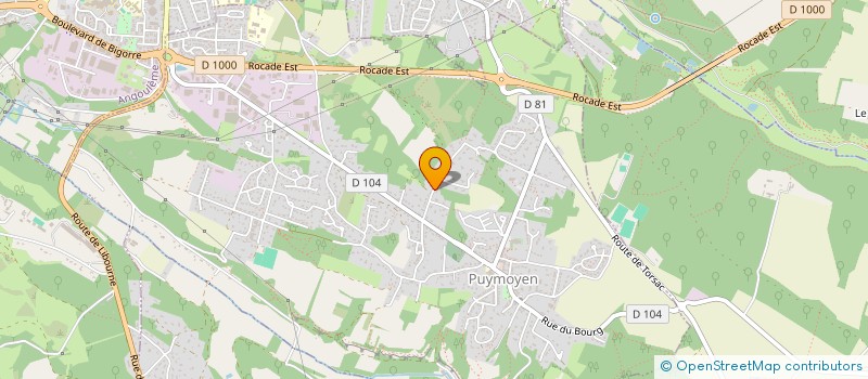 localisation de l'entreprise RADION à PUYMOYEN