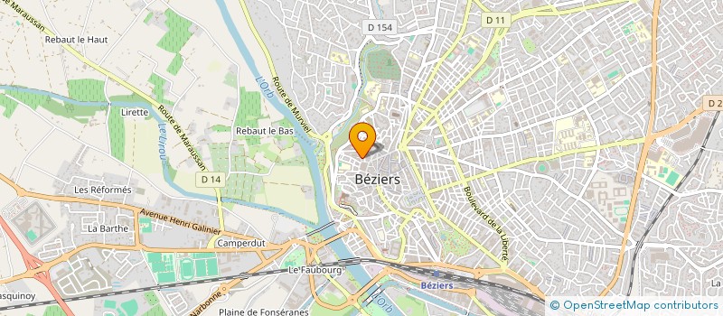 localisation de l'entreprise RADIONYMO à BEZIERS