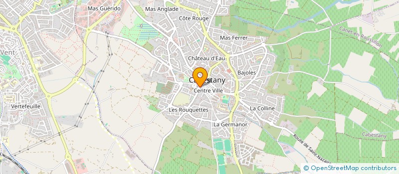 localisation de l'entreprise RADIOPOLE  CABESTANY