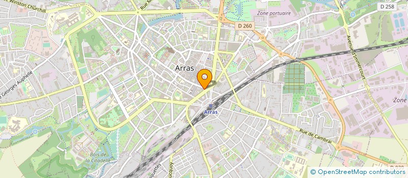 localisation de l'entreprise RADIOPOLE ALLIANCE à ARRAS