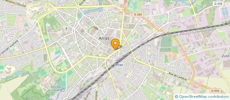 localisation de l'entreprise RADIOPOLE ARTOIS SEP à ARRAS
