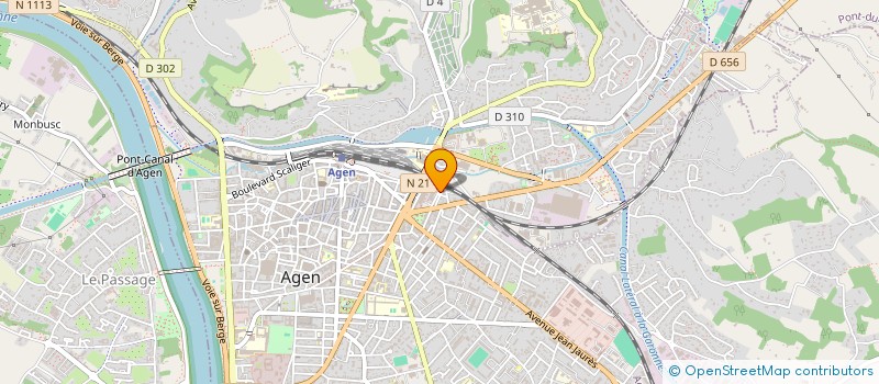 localisation de l'entreprise RADIOS ASSOCIEES 47 à AGEN