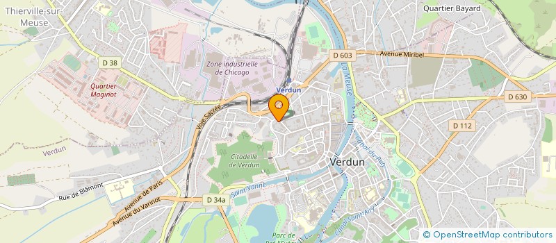 localisation de l'entreprise RADIOS CHRETIENNES FRANCOPHONES MEUSE à VERDUN