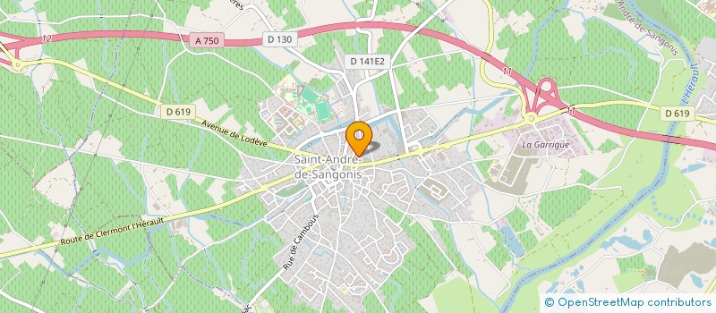 localisation de l'entreprise RADIOS PAYS D HERAULT  SAINT-ANDRE-DE-SANGONIS