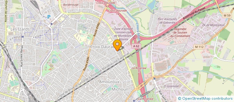 localisation de l'entreprise RADIOTEL MIDI PYRENEES à TOULOUSE