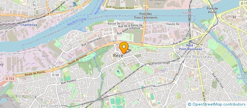 localisation de l'entreprise RADIS LAPIN à REZE