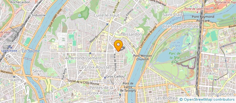 localisation de l'entreprise RADIS NOIR à LYON 4EME
