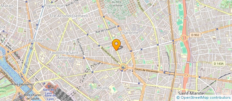 localisation de l'entreprise RADIUS  PARIS