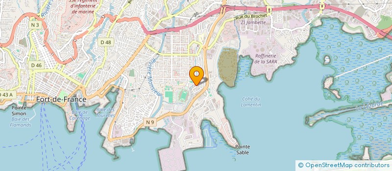 localisation de l'entreprise RADIUS 71  FORT-DE-FRANCE