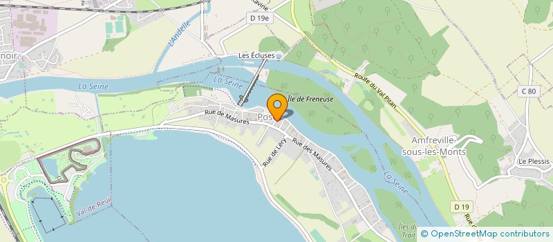 localisation de l'entreprise RADIUX à POSES
