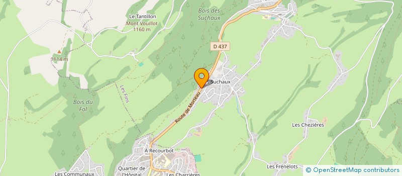localisation de l'entreprise RADIX  LES FINS