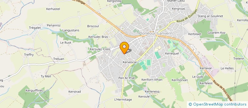 localisation de l'entreprise RADJA  PLONEOUR-LANVERN