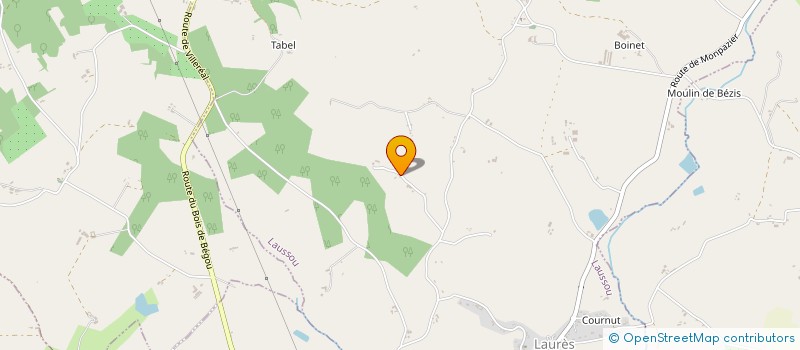 localisation de l'entreprise RADJAGRIP  LAUSSOU