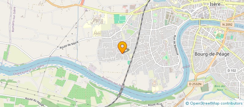 localisation de l'entreprise RADO  ROMANS-SUR-ISERE