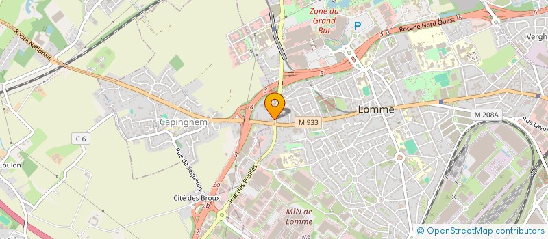 localisation de l'entreprise RADOM  CAPINGHEM