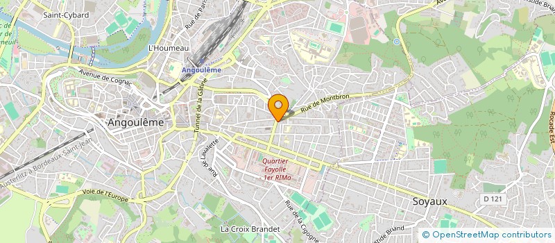 localisation de l'entreprise RADU ROMILA à ANGOULEME