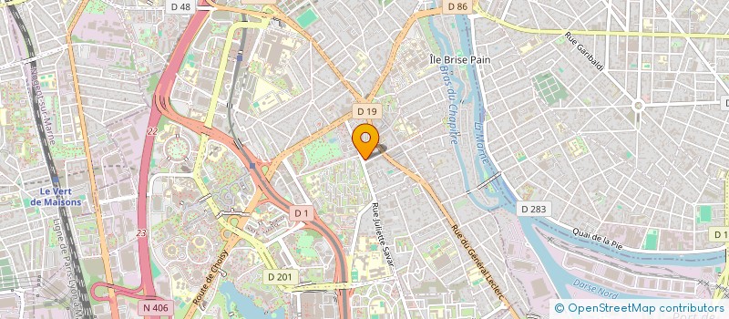localisation de l'entreprise RADUEL IMMOBILIER à CRETEIL
