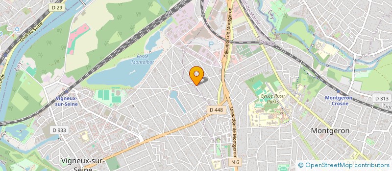 localisation de l'entreprise RADUGA à MONTGERON