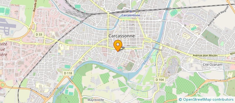 localisation de l'entreprise RADVANTAGE à CARCASSONNE