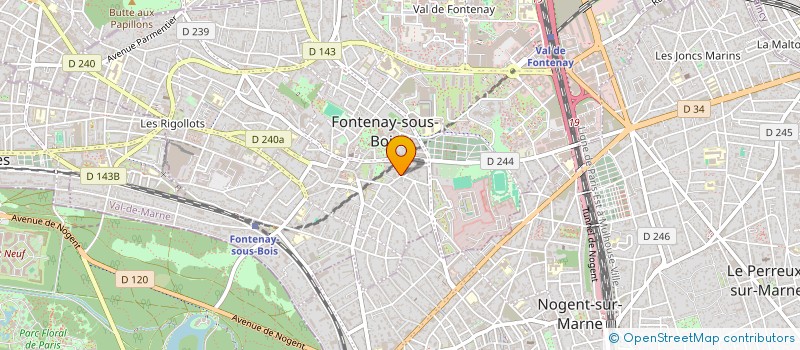 localisation de l'entreprise RADYCELLES SOLIDARITE à FONTENAY-SOUS-BOIS