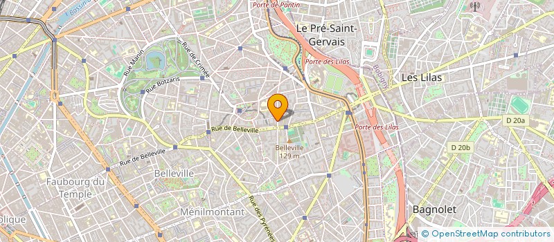 localisation de l'entreprise RAED  PARIS