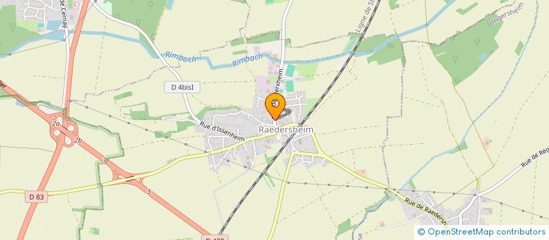 localisation de l'entreprise RAEDERSHEIM BADMINTON CLUB  RAEDERSHEIM