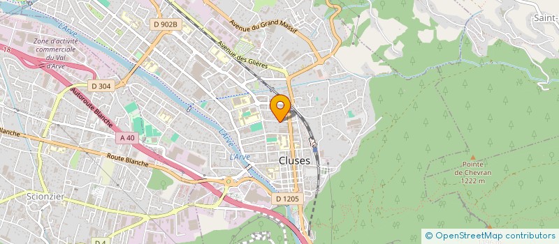 localisation de l'entreprise RAEDMARCEL  CLUSES