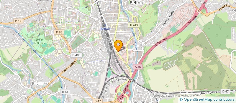 localisation de l'entreprise RAEMO IPPONICH  BELFORT