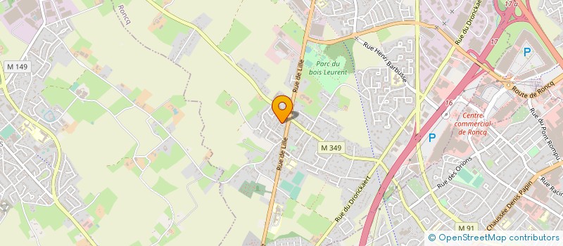 localisation de l'entreprise RAES à RONCQ