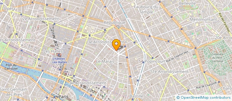 localisation de l'entreprise RAF  PARIS