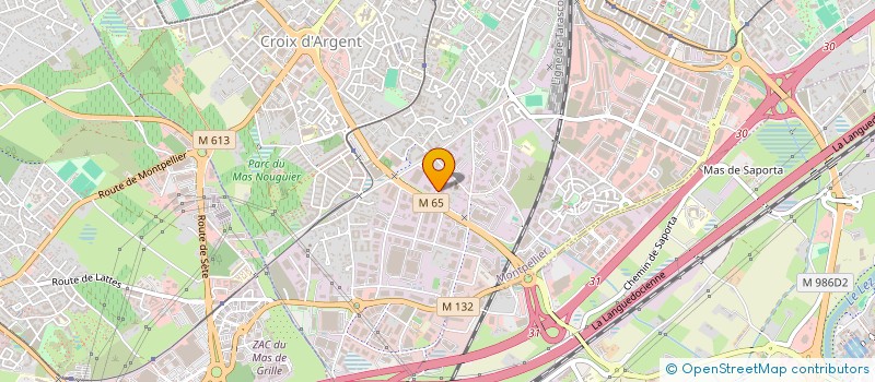 localisation de l'entreprise RAF à MONTPELLIER