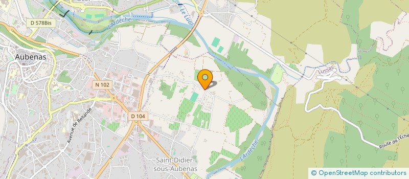 localisation de l'entreprise RAF AUTO SPORT  SAINT-DIDIER-SOUS-AUBENAS