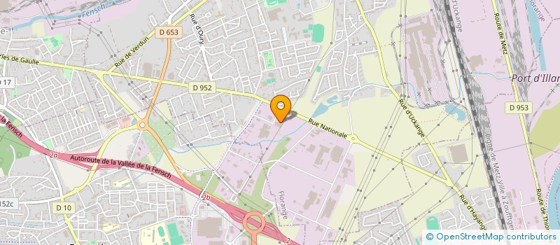 localisation de l'entreprise RAF AUTOMOBILES EURL  FLORANGE