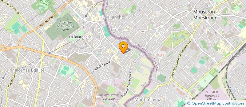 localisation de l'entreprise RAF BARBER  TOURCOING