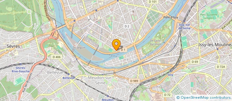 localisation de l'entreprise RAF & CO  BOULOGNE-BILLANCOURT