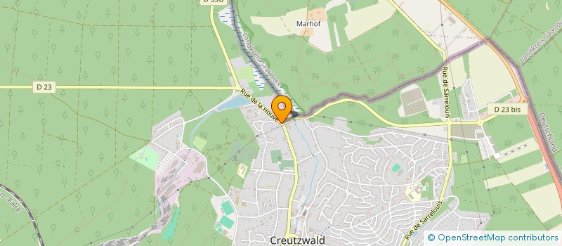 localisation de l'entreprise RAF & KO  CREUTZWALD