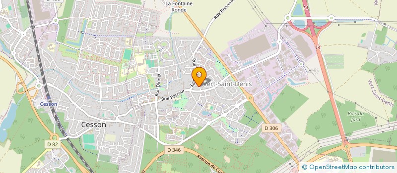 localisation de l'entreprise RAF-SB 77 à VERT-SAINT-DENIS