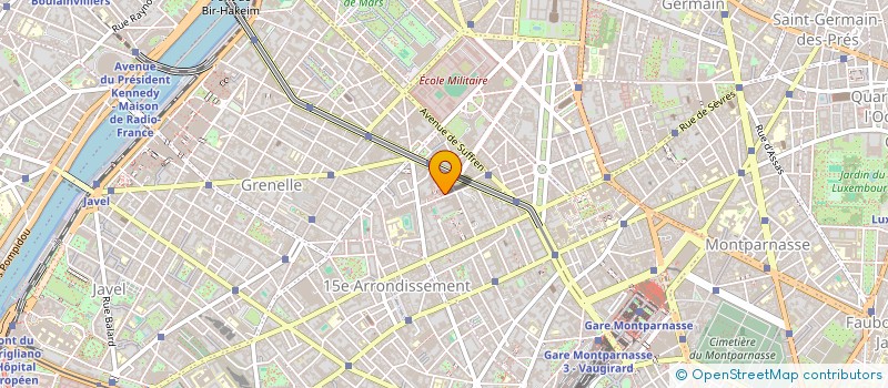localisation de l'entreprise RAF TEX  PARIS