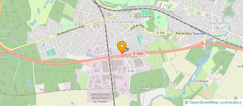 localisation de l'entreprise RAF TRANSPORTS  LAGNY-SUR-MARNE