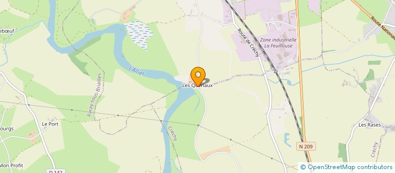 localisation de l'entreprise RAF2C  VARENNES SUR ALLIER