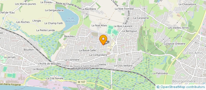 localisation de l'entreprise RAFA  COUERON