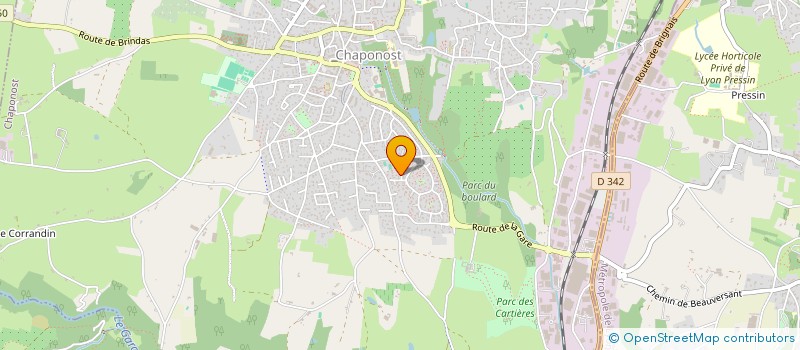 localisation de l'entreprise RAFA  CHAPONOST