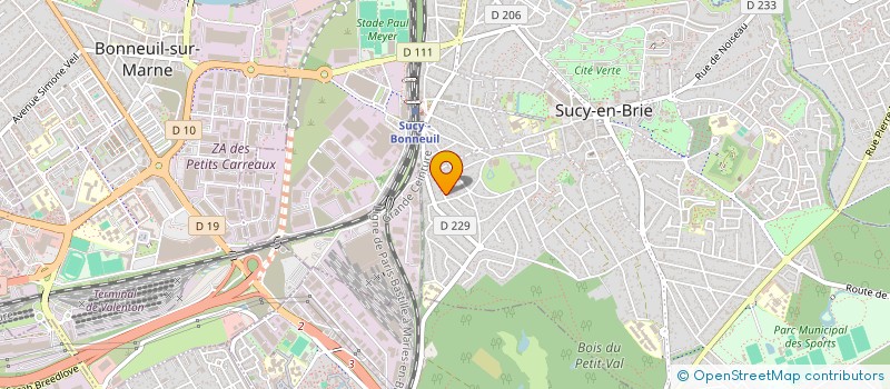 localisation de l'entreprise RAFA  SUCY-EN-BRIE