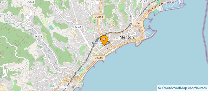localisation de l'entreprise RAFA ALIMENTATION à MENTON