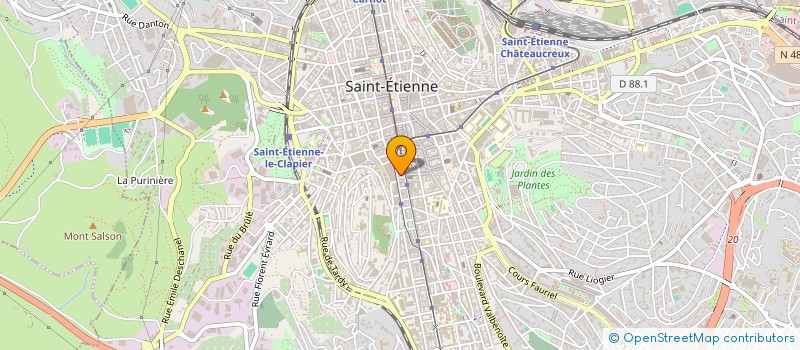localisation de l'entreprise RAFAA à SAINT-ETIENNE