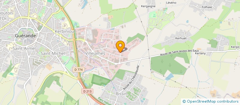 localisation de l'entreprise RAFAB  GUERANDE