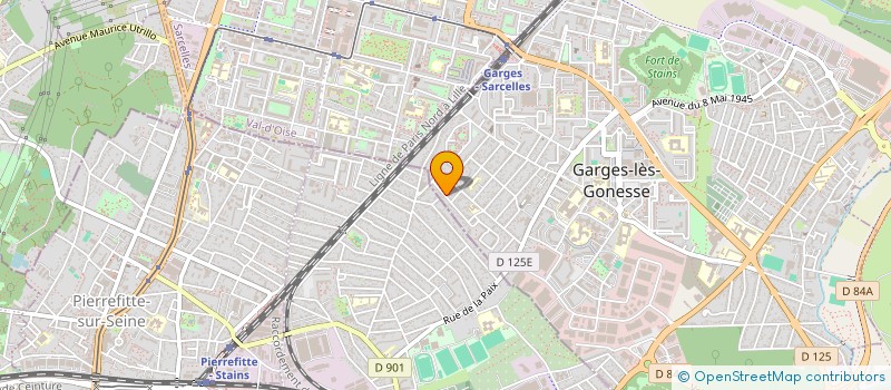 localisation de l'entreprise RAFAEL MUNOZ COUVERTURE ETANCHEITE  GARGES-LES-GONESSE