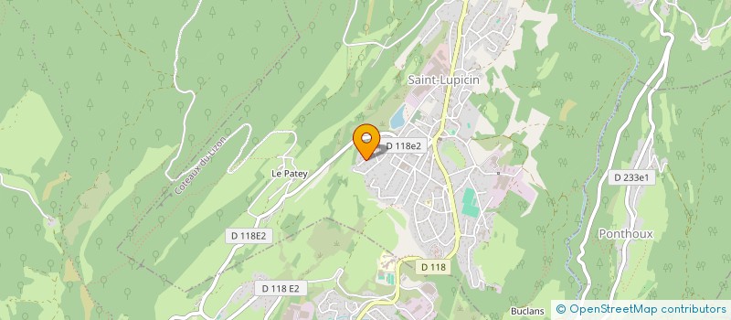 localisation de l'entreprise RAFAEL & NICOLAS TISSOT  COTEAUX DU LIZON